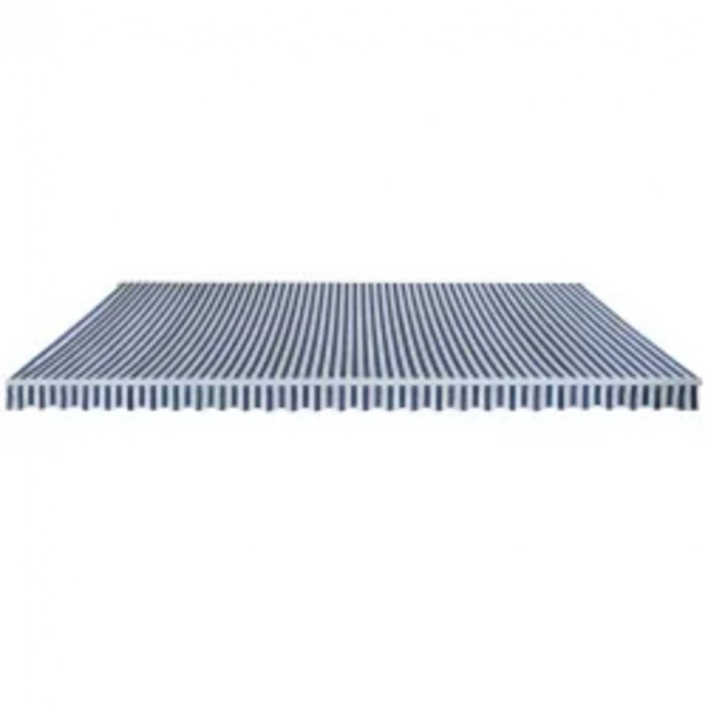 Auvent Pliable Manuel 600 Cm Bleu Blanc Jardinao