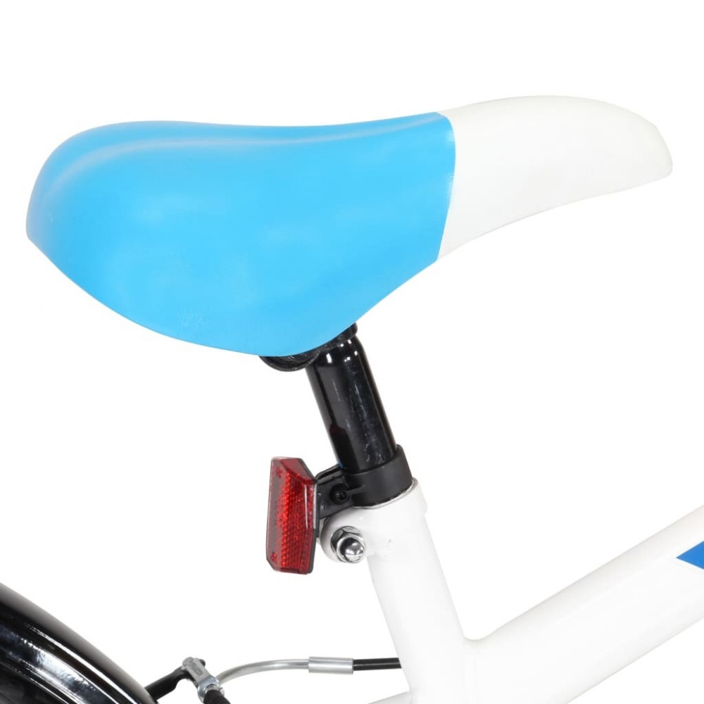 vidaXL Vélo pour enfants 16 pouces Noir et bleu