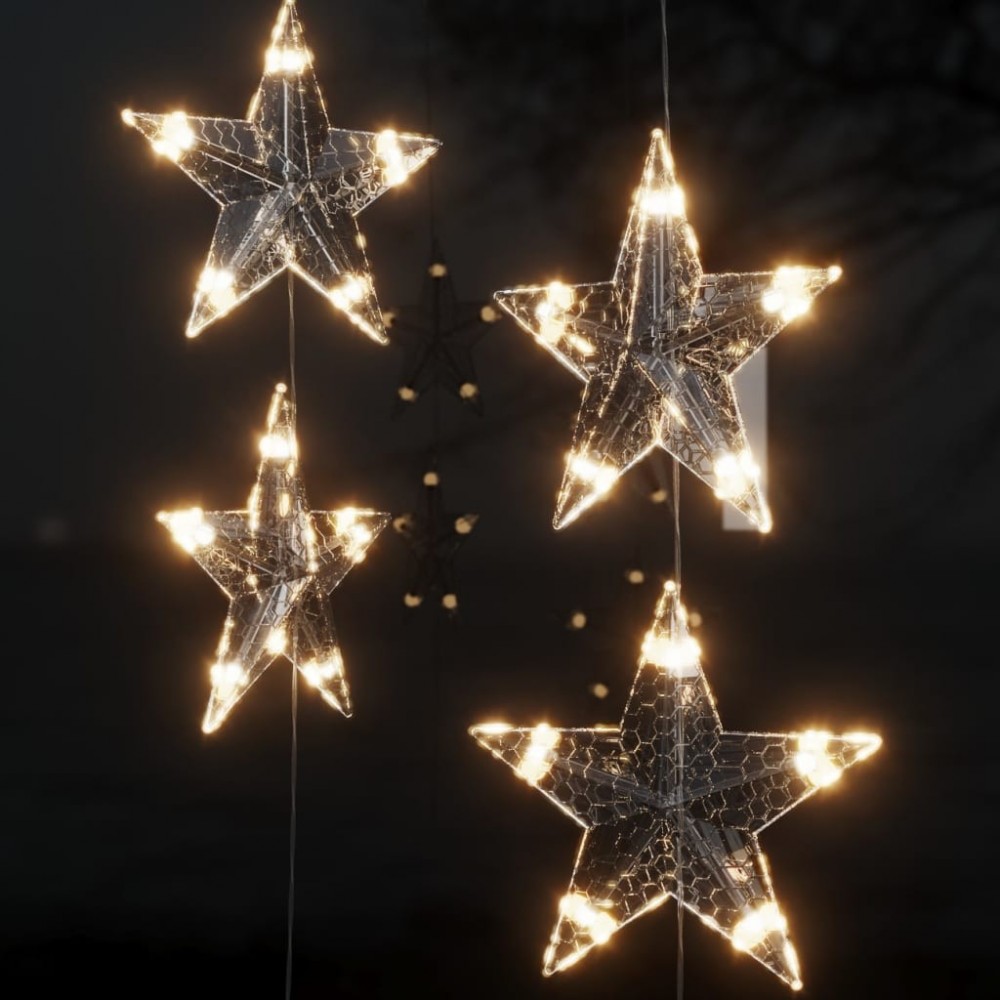 Guirlande de Noël vidaXL Guirlande lumineuse étoile et lune avec