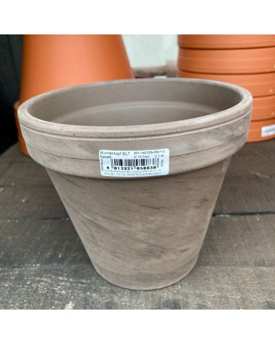 Pot en Terre-cuite Basalt Gris D15,5x13,5H