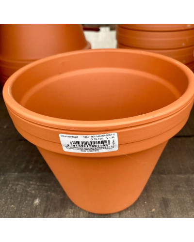 Pot en Terre-Cuite terracotta D15X14H