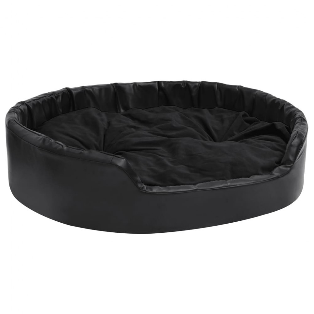Canapé pour chien en Cuir de couleur Noir