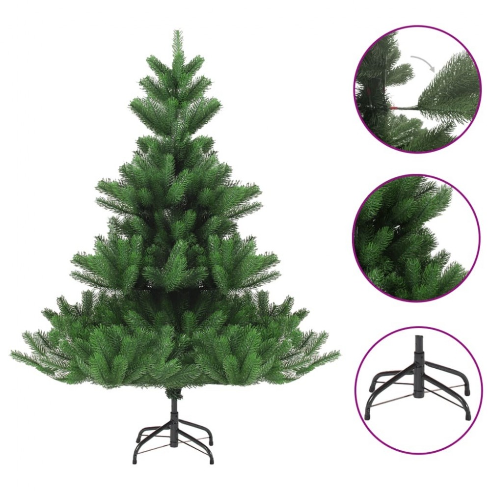 Sapin de Noël artificiel en PVC de couleur Vert  Jardinao