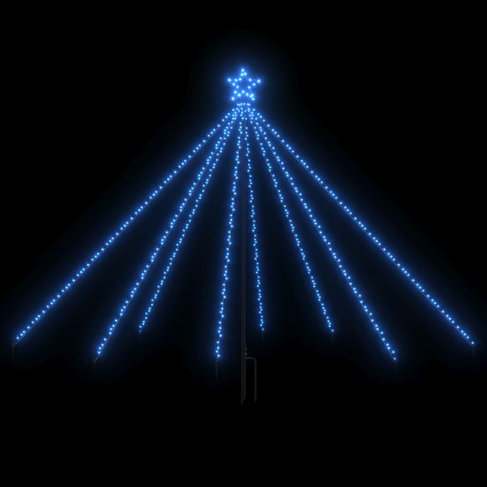 Guirlande lumineuse avec 150 LED Bleu 15 m - Sapin de Noël