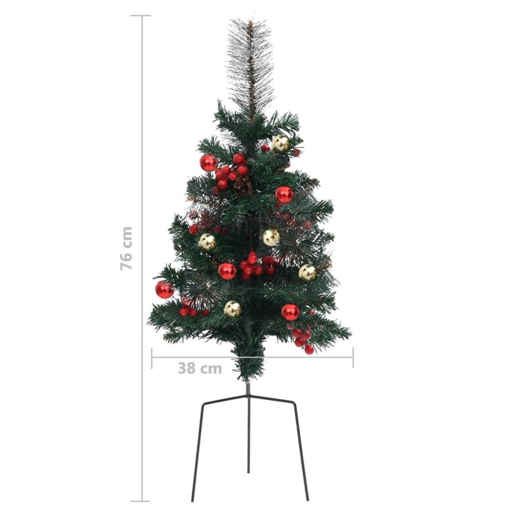 Filles et enfants sapin de noël lanterne blanc/rose assortiment de 2 Hiver  - J-Line