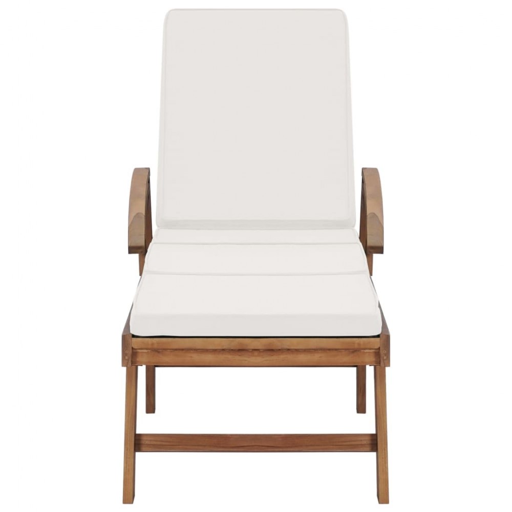 LAPOOH Salon de Jardin 5 pcs avec Coussins crème Bois de Teck Solide,Salon  De Jardin Extérieur,Meuble Salon Jardin Exterieur,Meuble Balcon Exterieur :  : Jardin